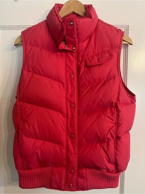 GAP Hot Pink Puffer Vest